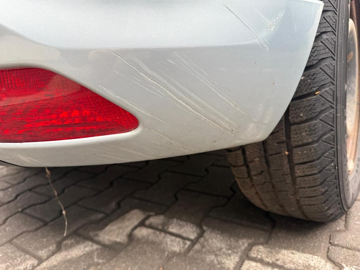 Citroen C4 original Stoßstange Stoßfänger hinten EYL Islandgrau Coupe BJ07
